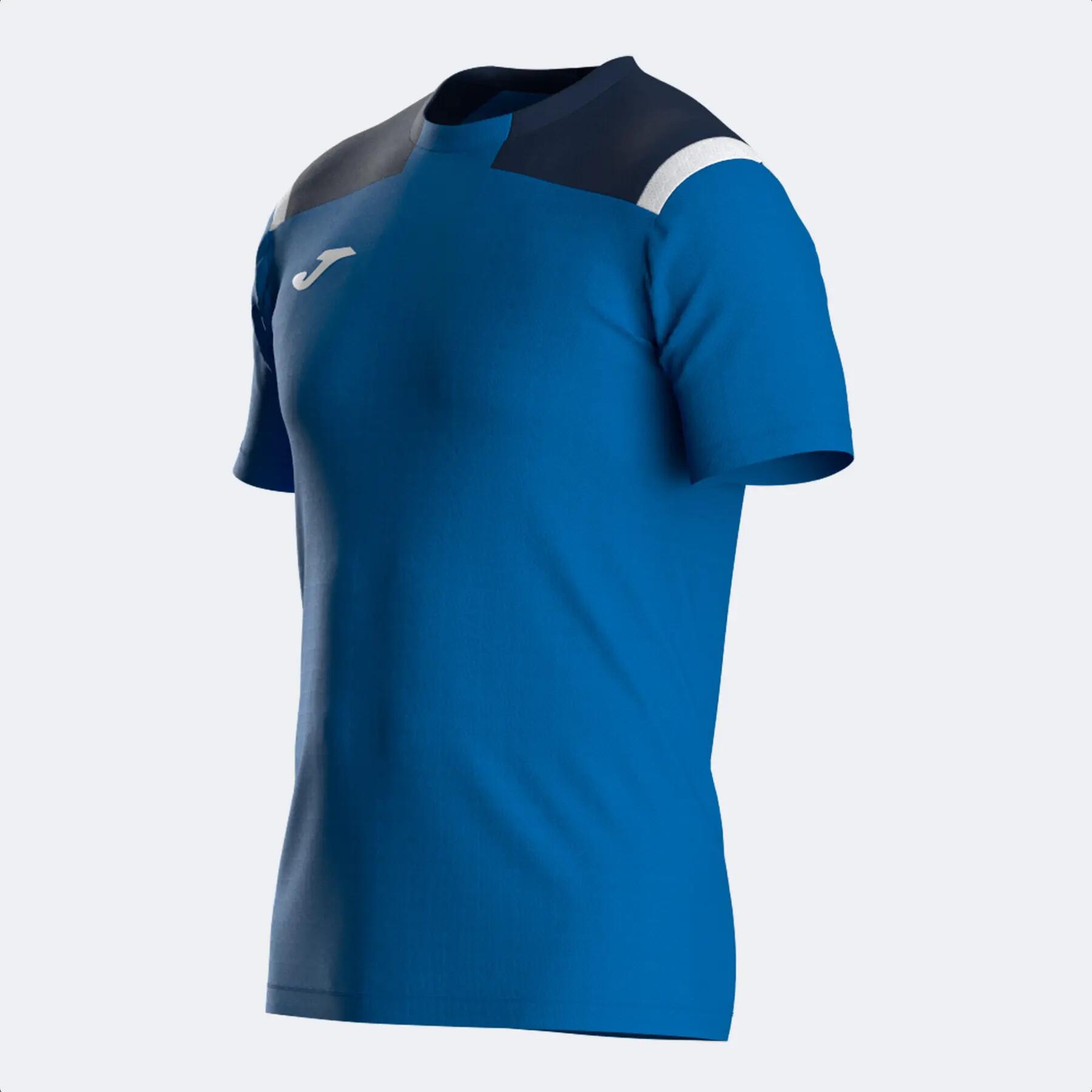 Maillot Manches Courtes Football Homme Joma Toledo Bleu Roi 2/7