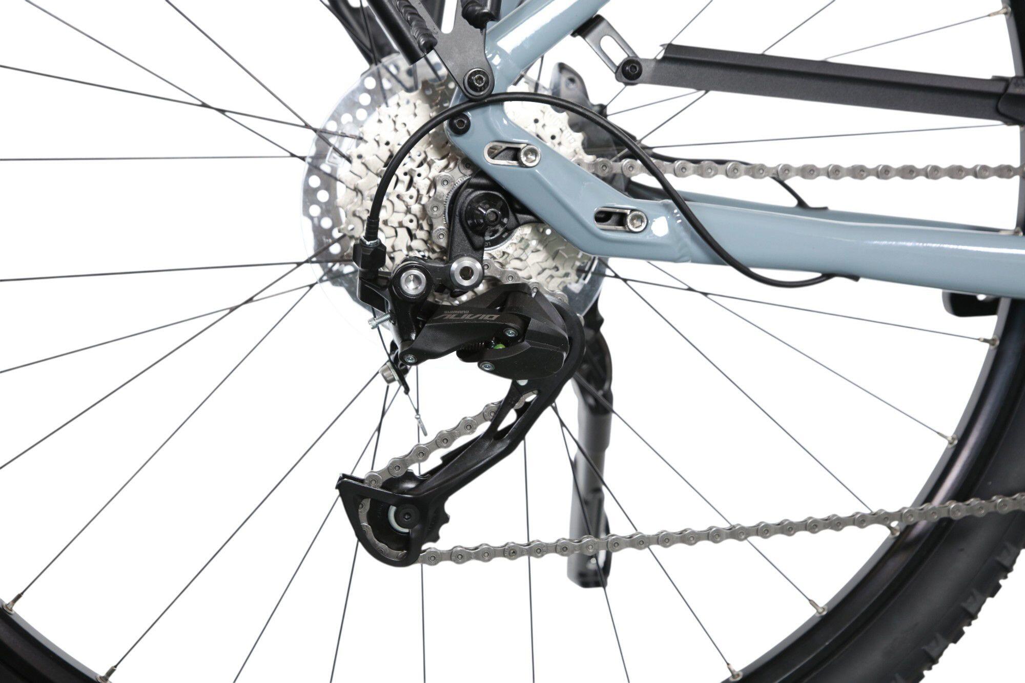 VTC Électrique Bicyklet Lucien Shimano Alivio 9V 400 Wh 29'' Bleu Givré 3/7
