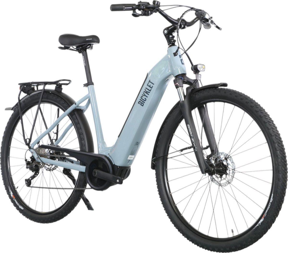VTC Électrique Bicyklet Lucien Shimano Alivio 9V 400 Wh 29'' Bleu Givré 2/7