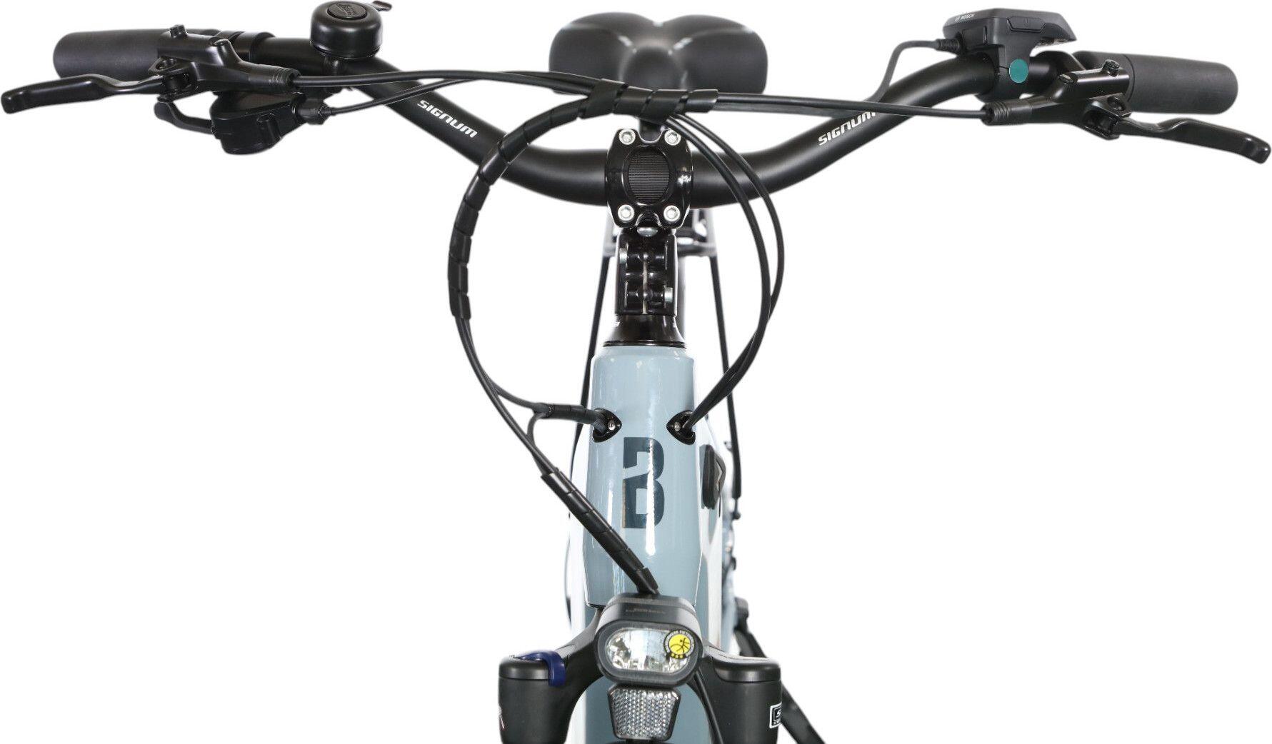 VTC Électrique Bicyklet Lucien Shimano Alivio 9V 400 Wh 29'' Bleu Givré 6/7