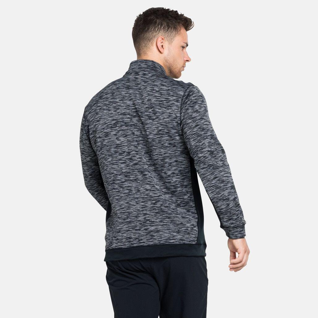 Veste Polaire Zippé Odlo Berra Noir / Gris 3/4