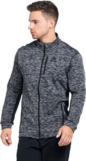 Zip Top Odlo Berra Schwarz Grau