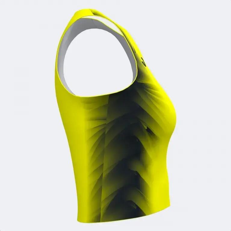 Top Running Mujer Joma Elite XI Amarillo Flúor 3/4