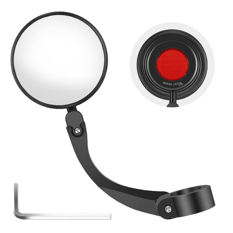 Oglindă retrovizoare braț lung, reflector rotativ, Negru