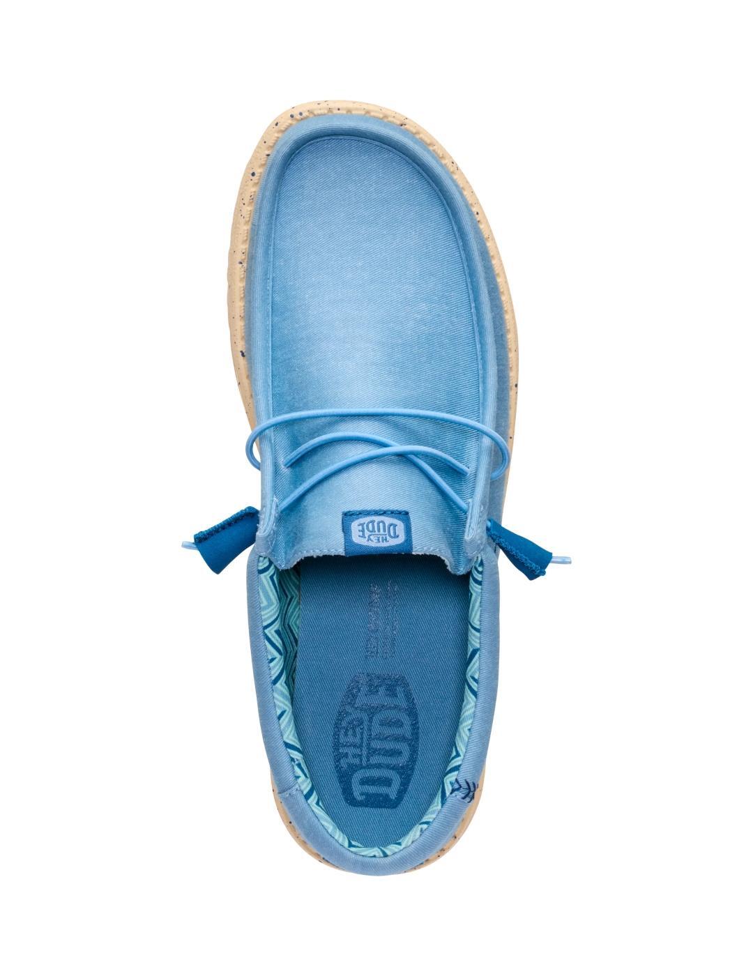 Zapatillas para Hombre Hey dude Stretch  Azul 7/7