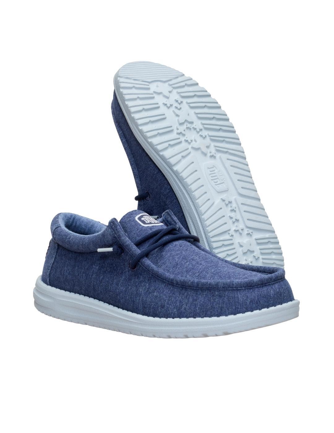 Zapatillas para Hombre Hey dude Stretch  Marino 5/7