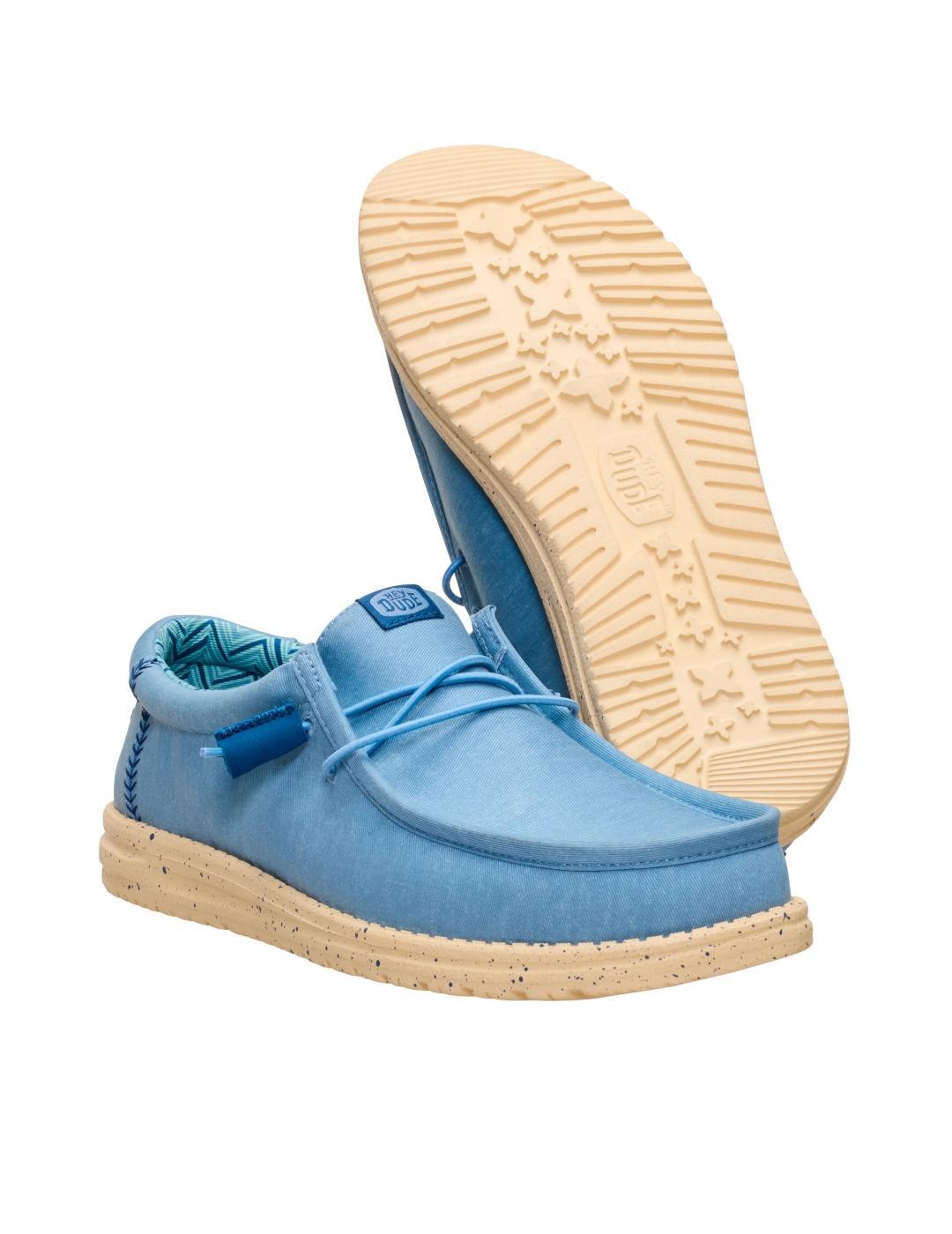 Zapatillas para Hombre Hey dude Stretch  Azul 4/7