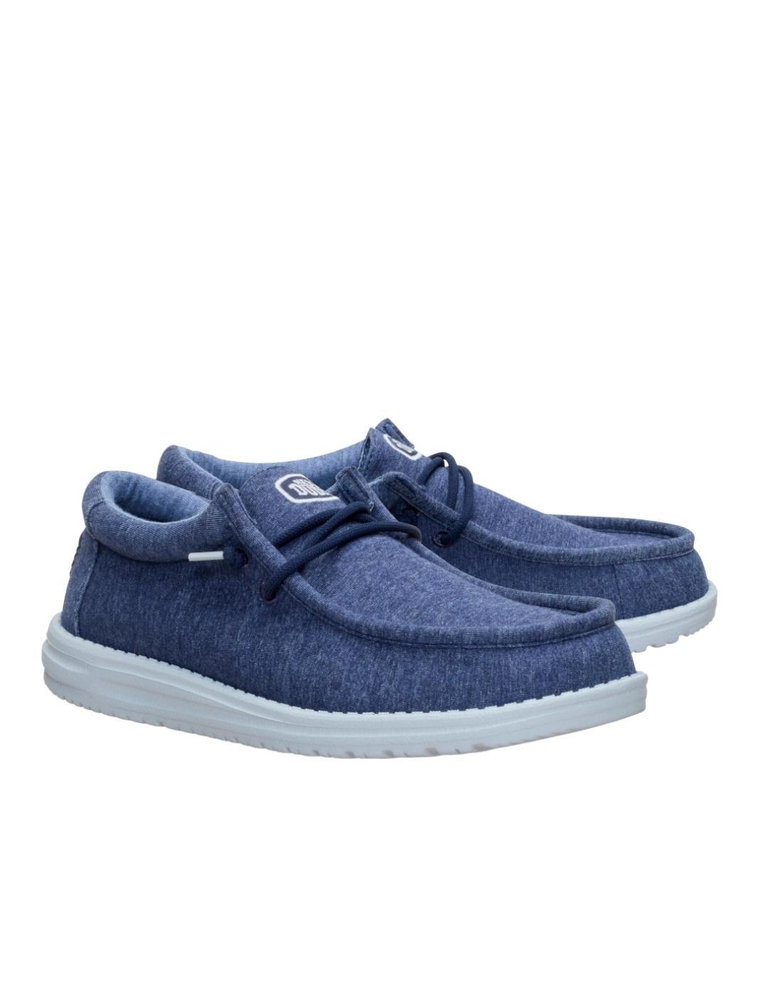 Zapatillas para Hombre Hey dude Stretch  Marino 4/7