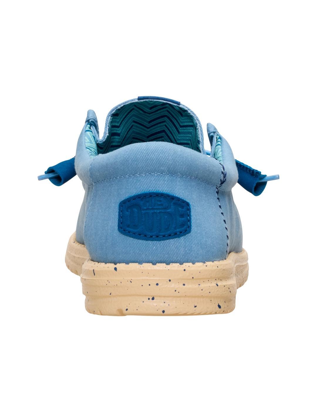 Zapatillas para Hombre Hey dude Stretch  Azul 6/7