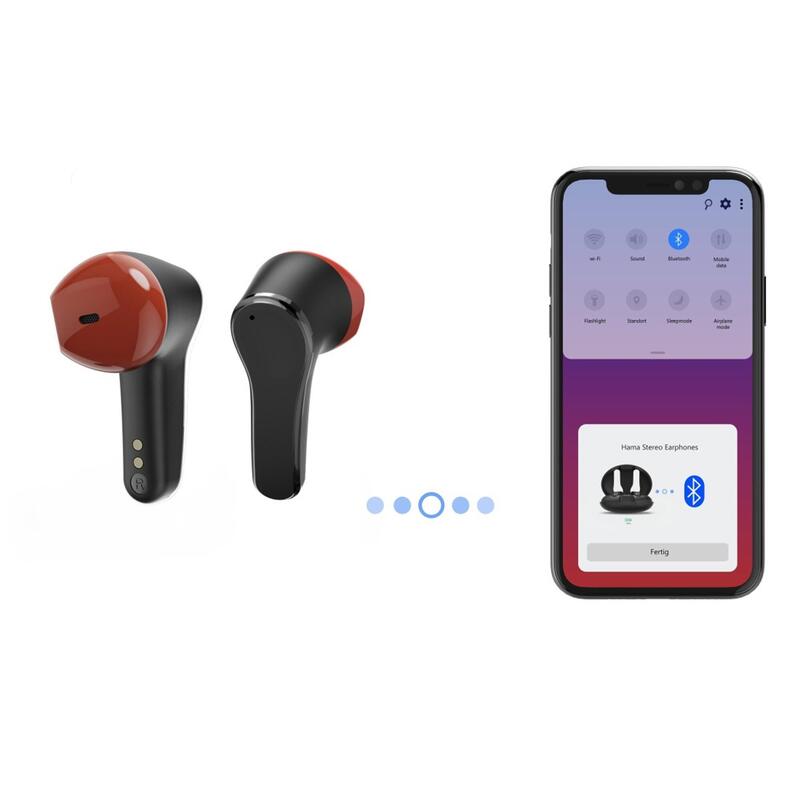 Casti True Wireless Hama Spirit Unchained, Bluetooth, Microfon (Negru)