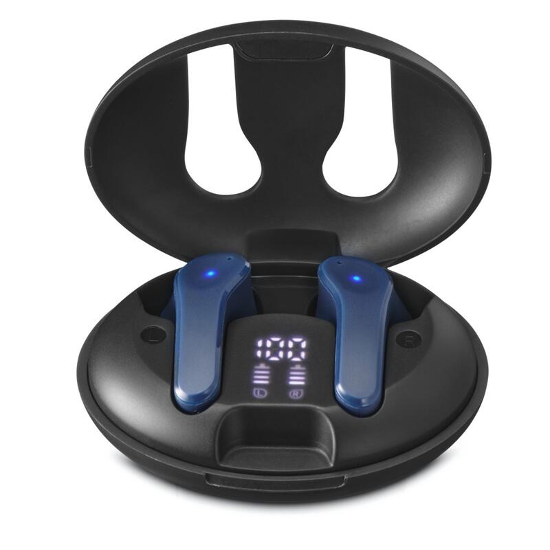 Casti True Wireless Hama Spirit Unchained, Bluetooth, Microfon (Negru/Albastru)