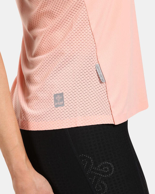 Camiseta sin mangas running transpirable SIEN-W mujer KILPI Coral 4/5