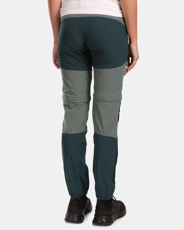 Pantalón desmontable montaña y trekking HOSIO-W mujer KILPI Verde oscuro 2/7