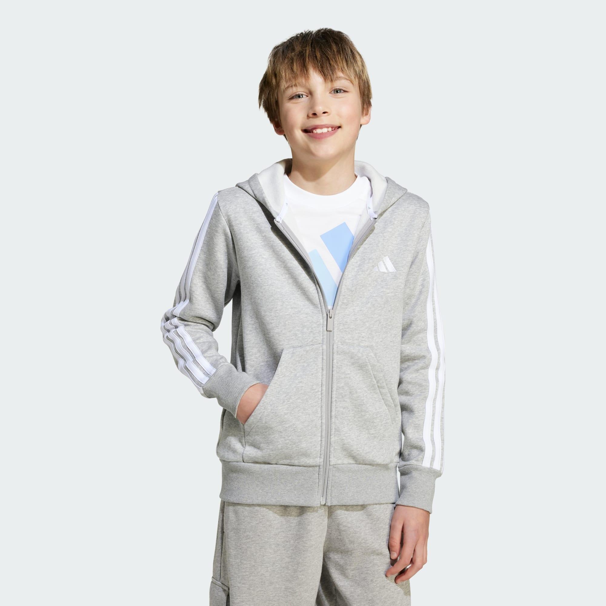 Veste à capuche entièrement zippée Essentials Enfants 3/7