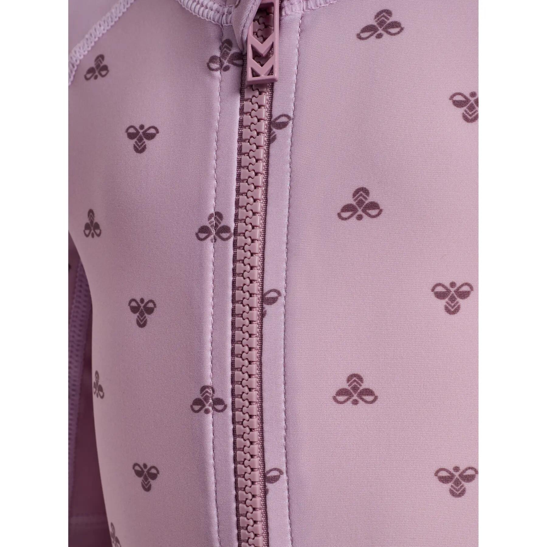 Costume da bagno intero 3/4 ragazza Hummel BEE AOP 4/4