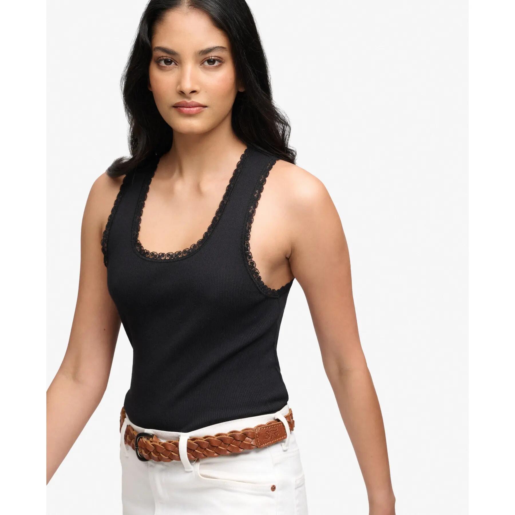 Canottiera da donna in pizzo Superdry 4/7