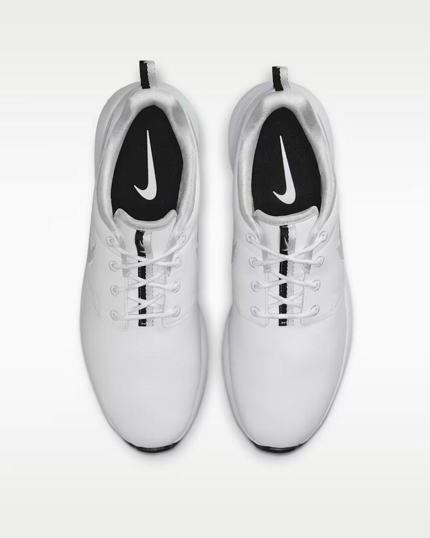 Chaussures de golf Nike Roshe G Prim pour homme, blanches 4/5