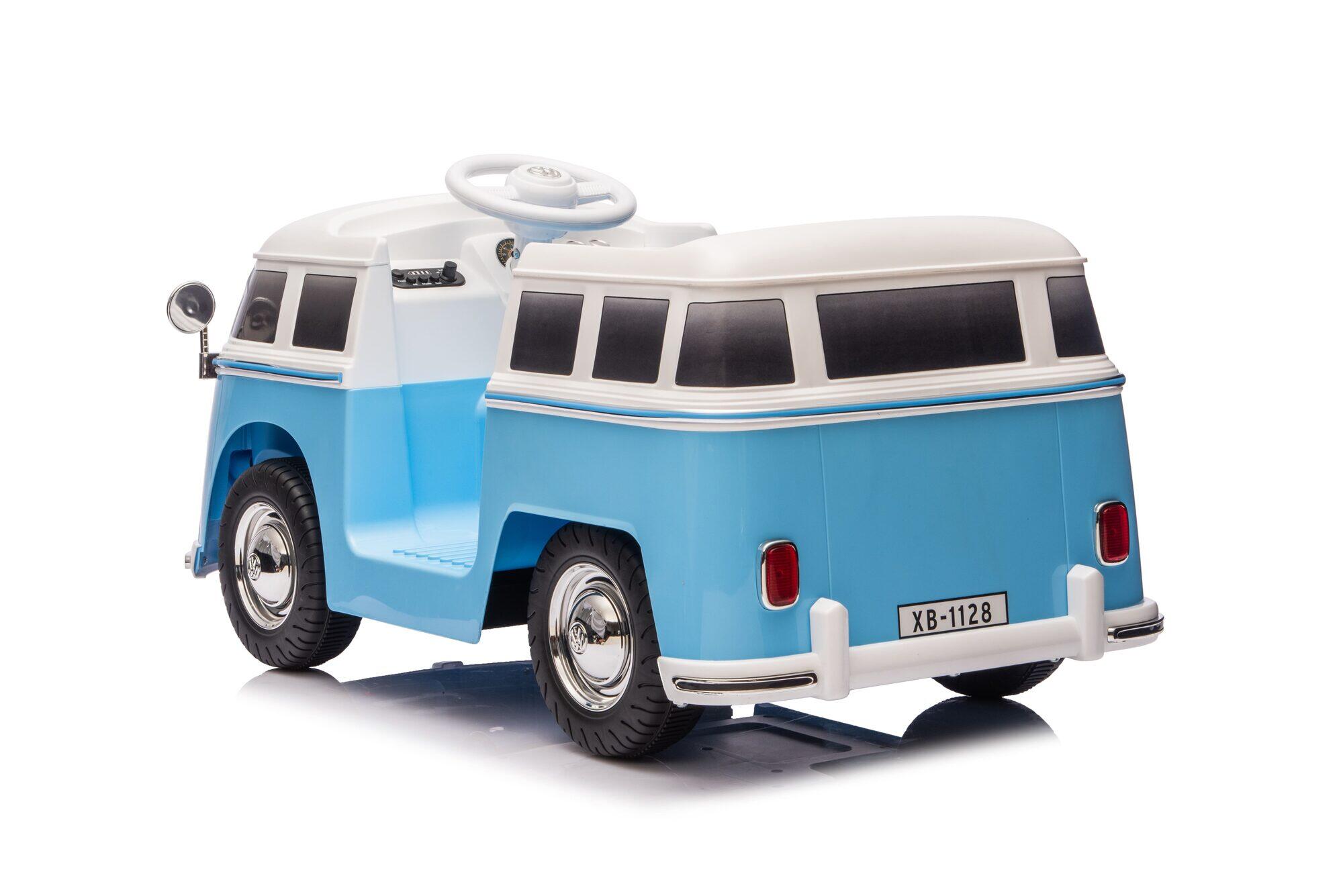 Auto elettrica ufficiale Volkswagen per bambini - Blu e bianca (da 3 a 8 anni) 3/7