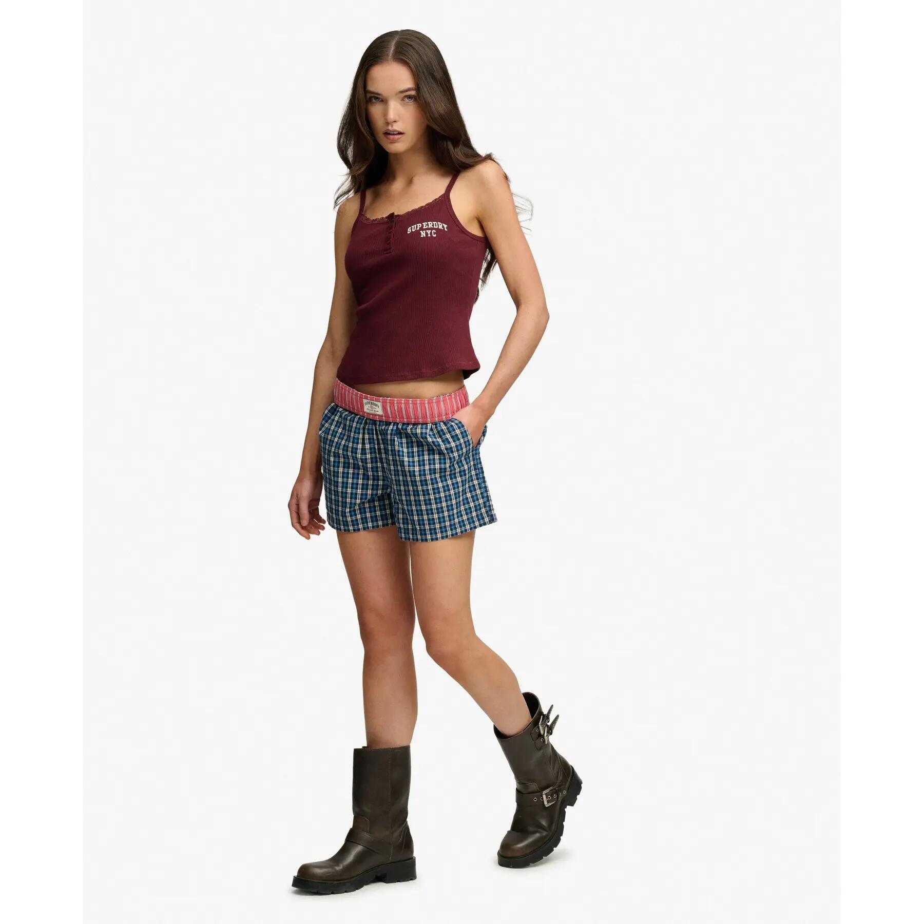 Short Donna Superdry Mini Check 5/7