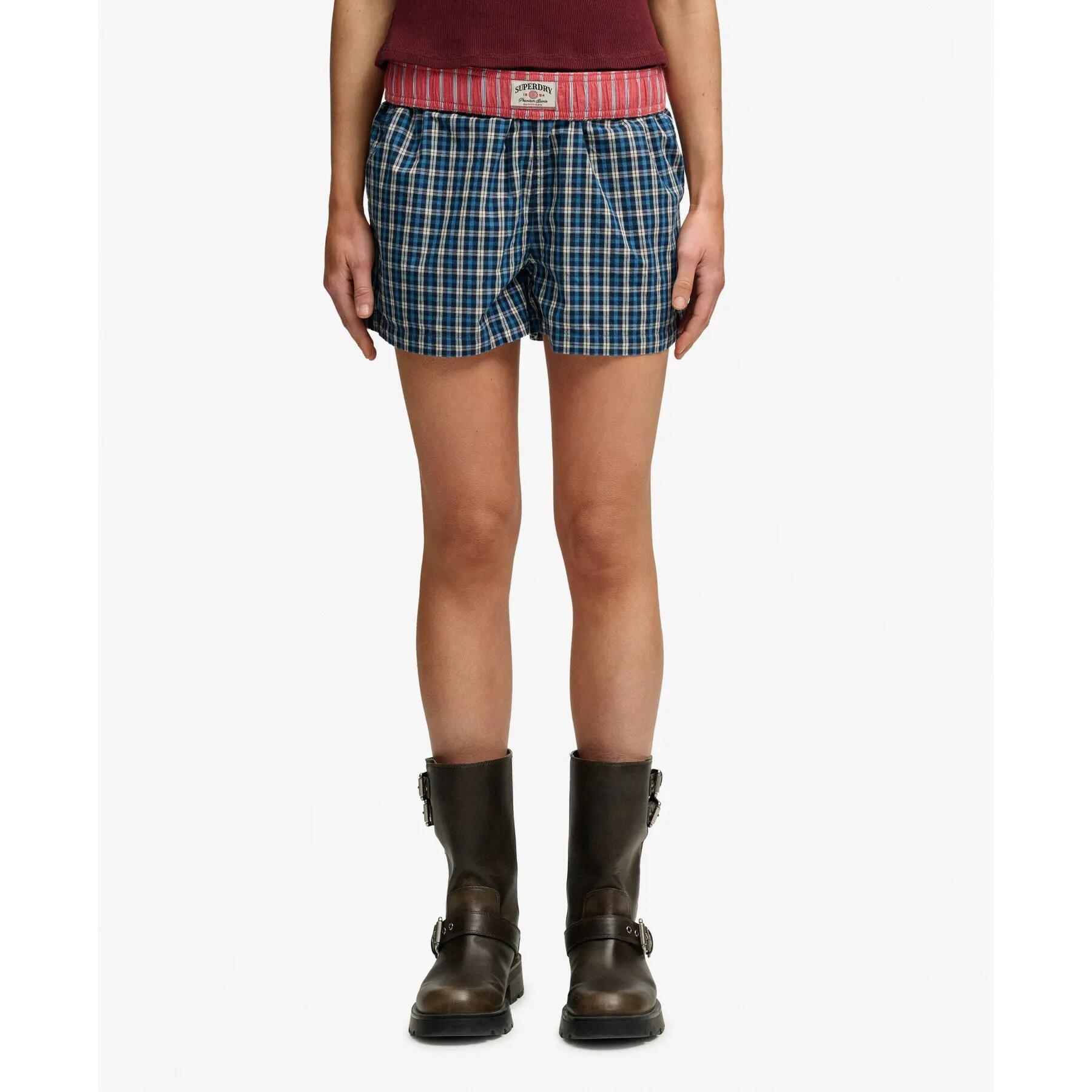 Short Donna Superdry Mini Check 2/7