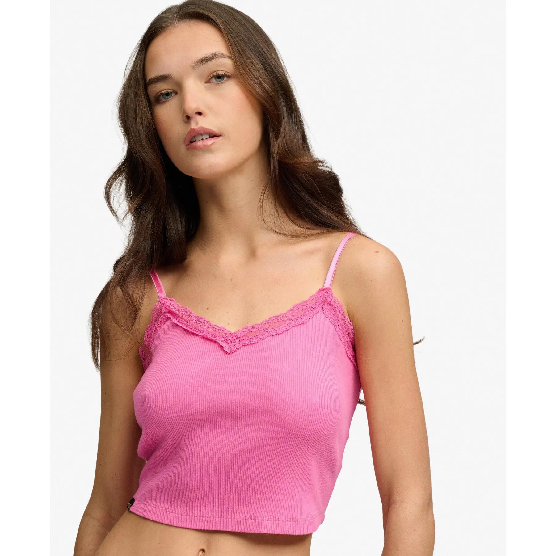 Débardeur à bordure en dentelle femme Superdry Essential 3/6