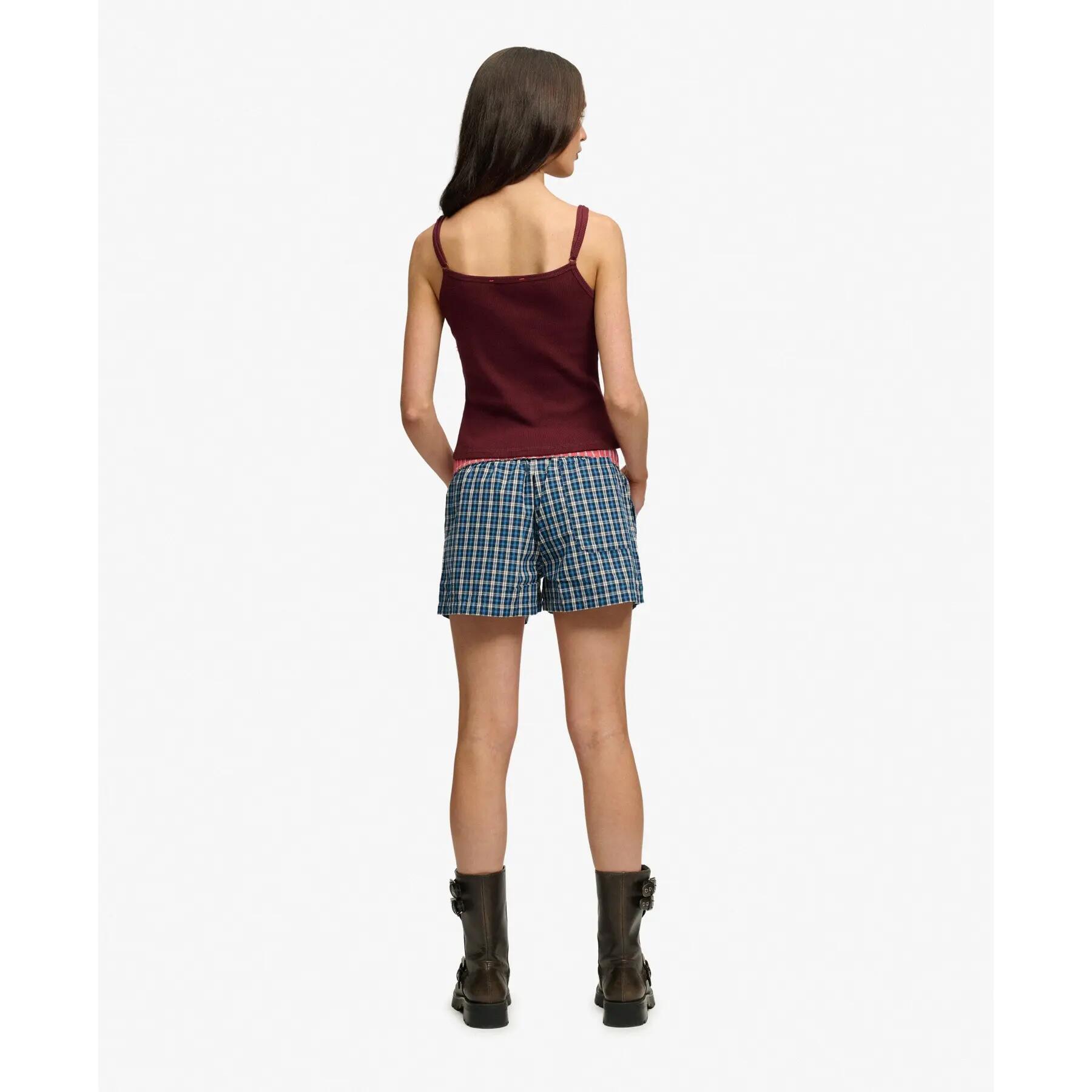 Short Donna Superdry Mini Check 4/7
