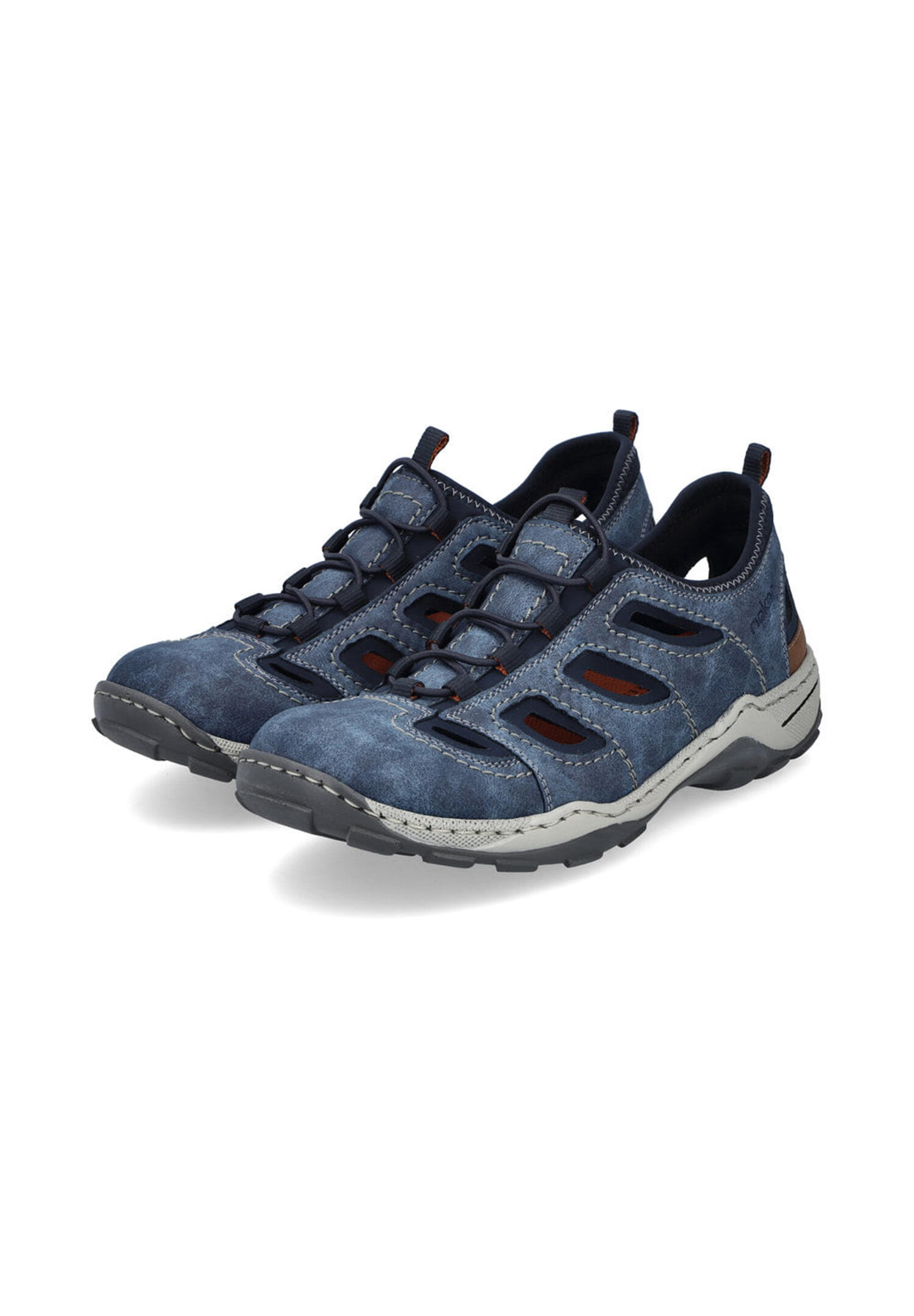 Rieker Herren Slipper Slipper  Sneaker 08065-17 Blue 5/5
