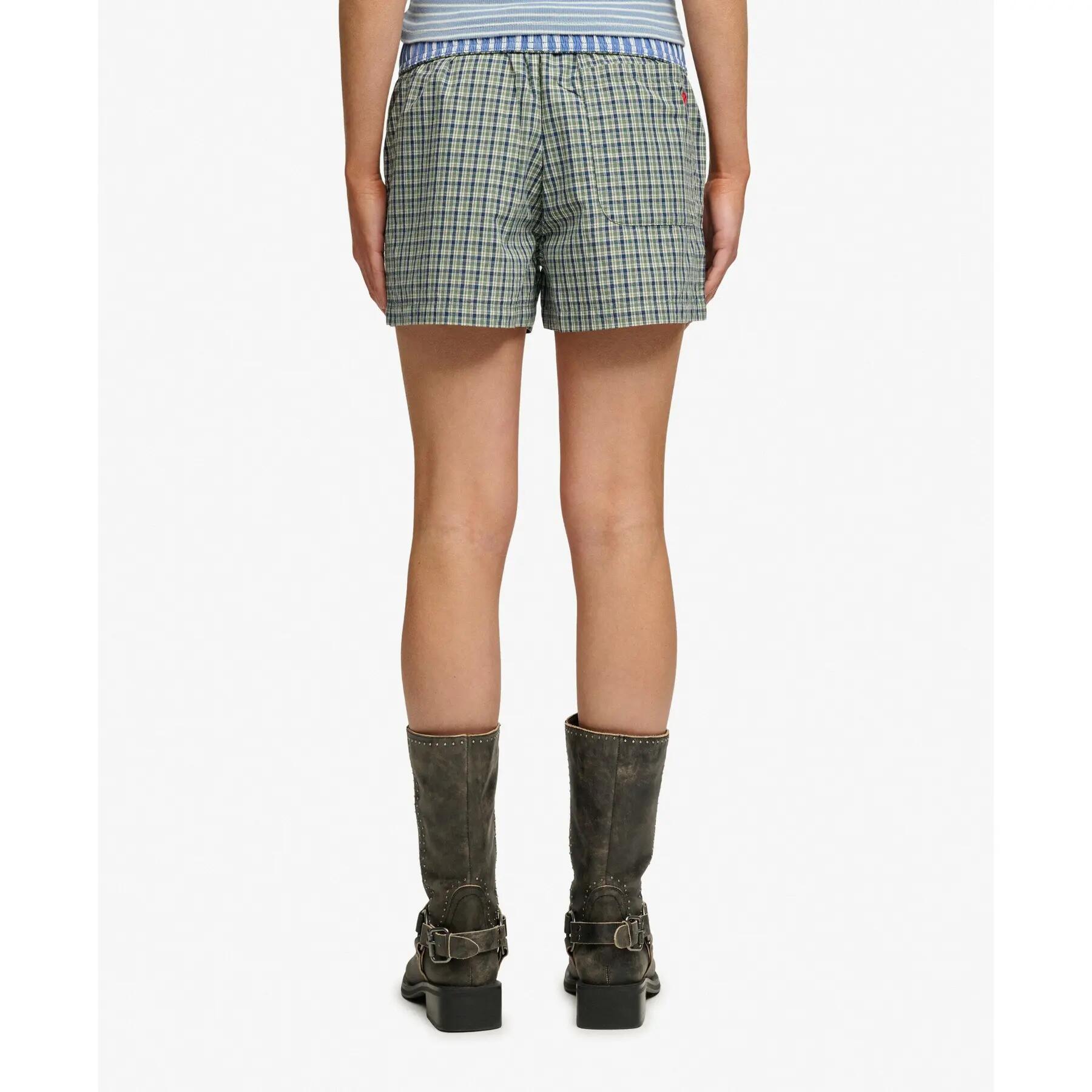 Short Donna Superdry Mini Check 3/7