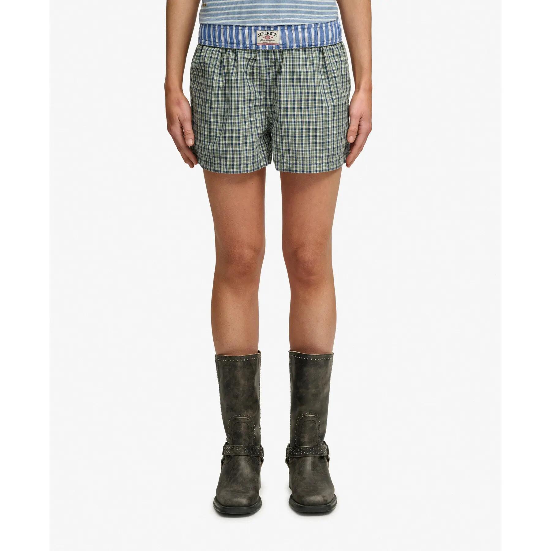Short Donna Superdry Mini Check 2/7
