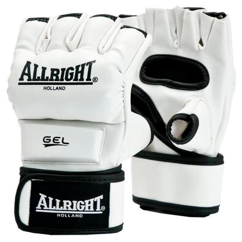 Rękawice MMA Pro skóra naturalna Allright rozmiar XXL białe