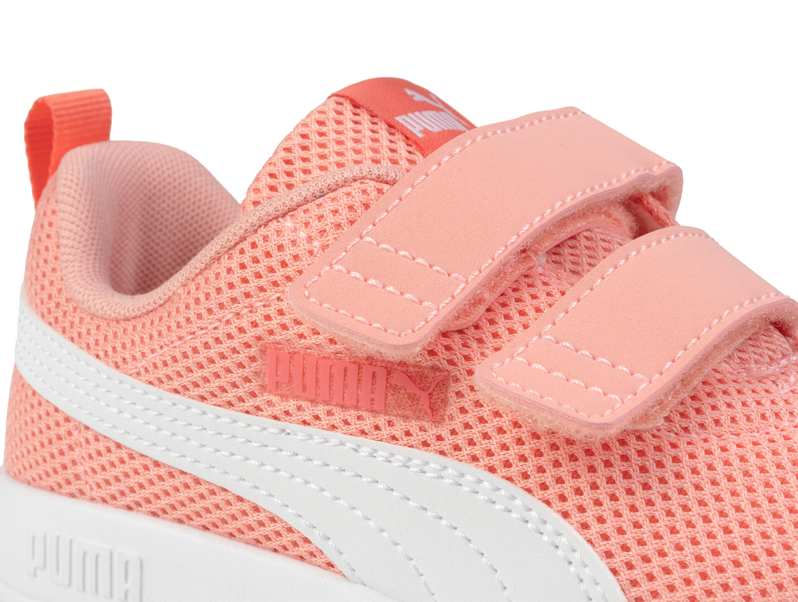 Buty dziecięce sportowe na rzep Puma COURTFLEX V3 MESH PS 4/6