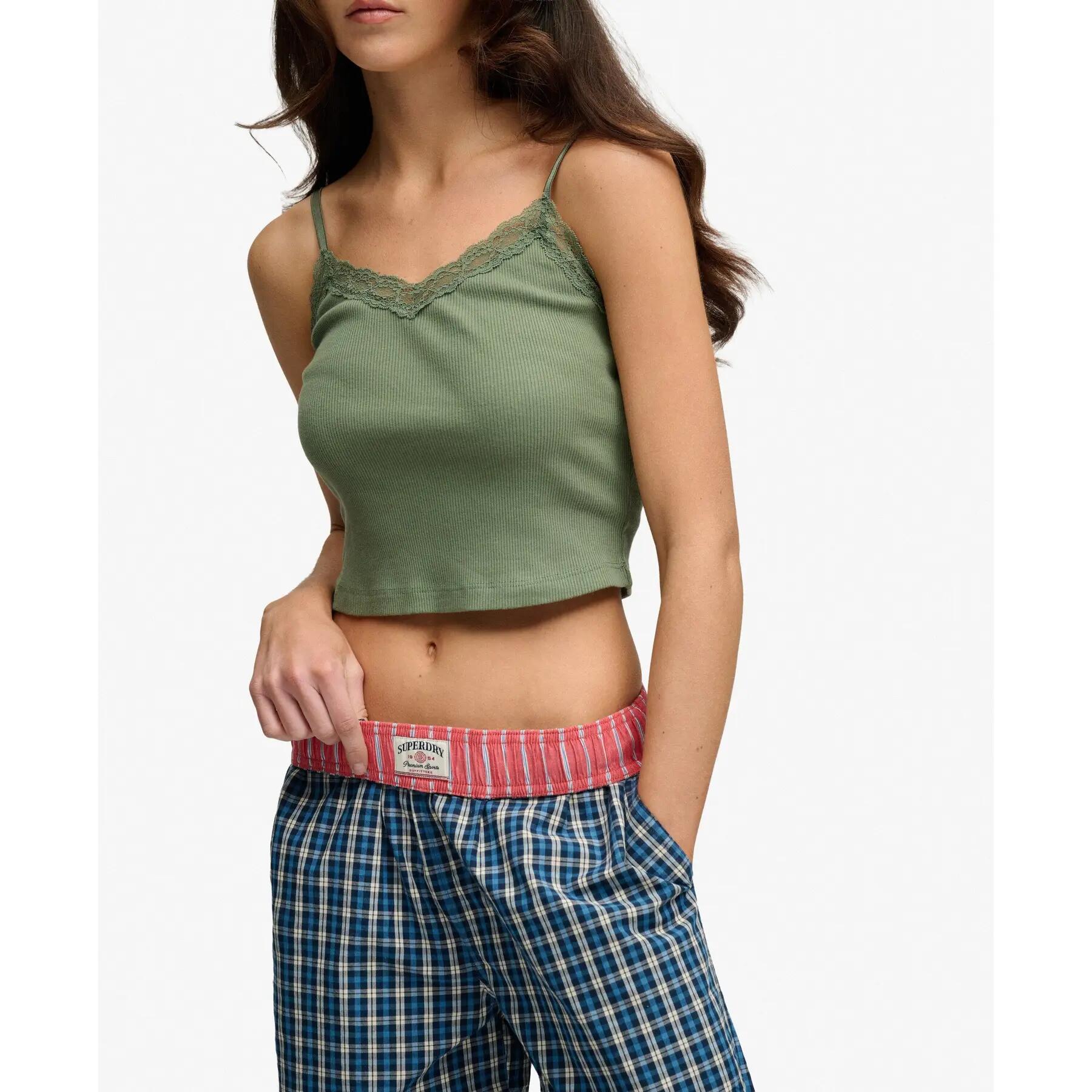 Pantaloni da donna Superdry Mini Check 7/7