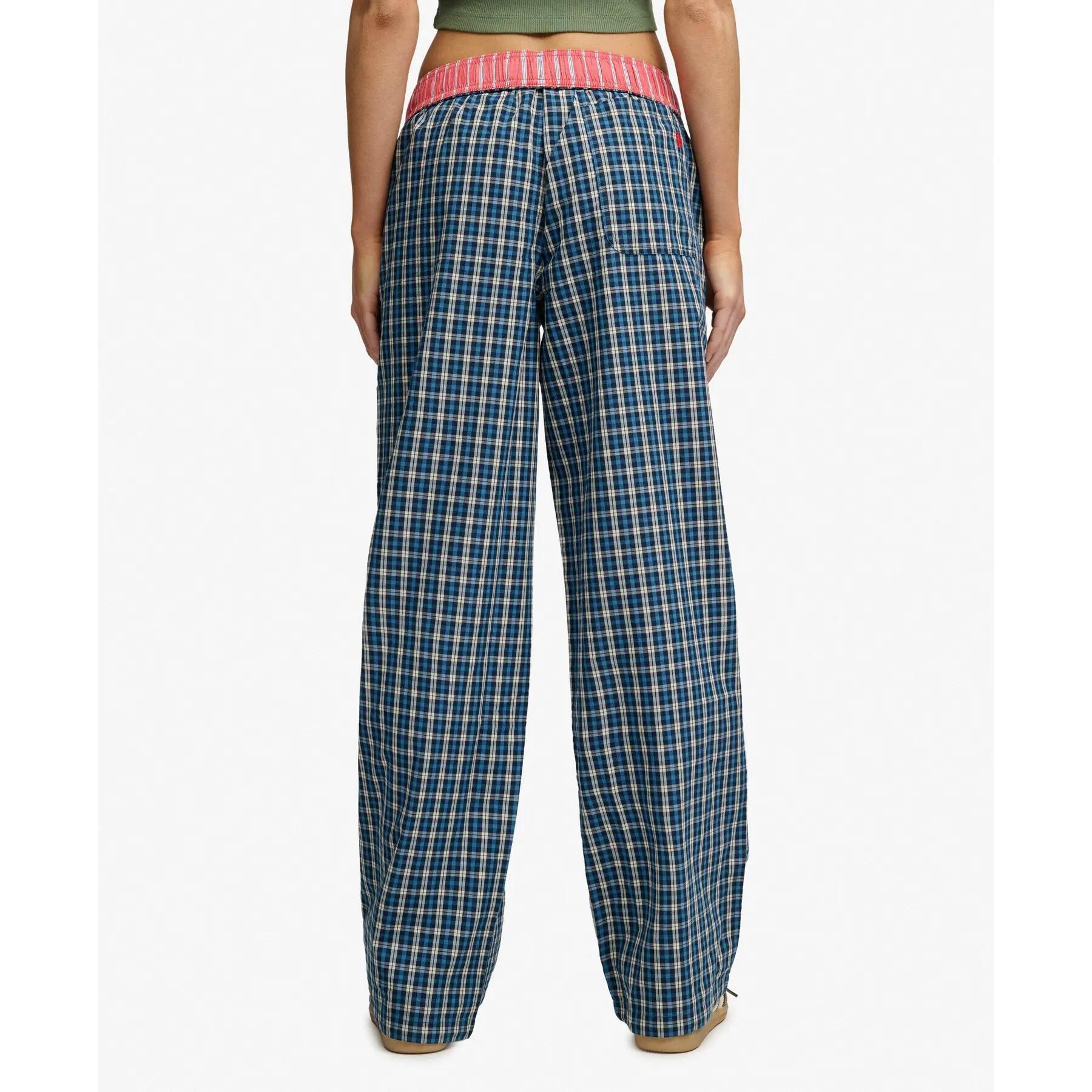Pantaloni da donna Superdry Mini Check 4/7