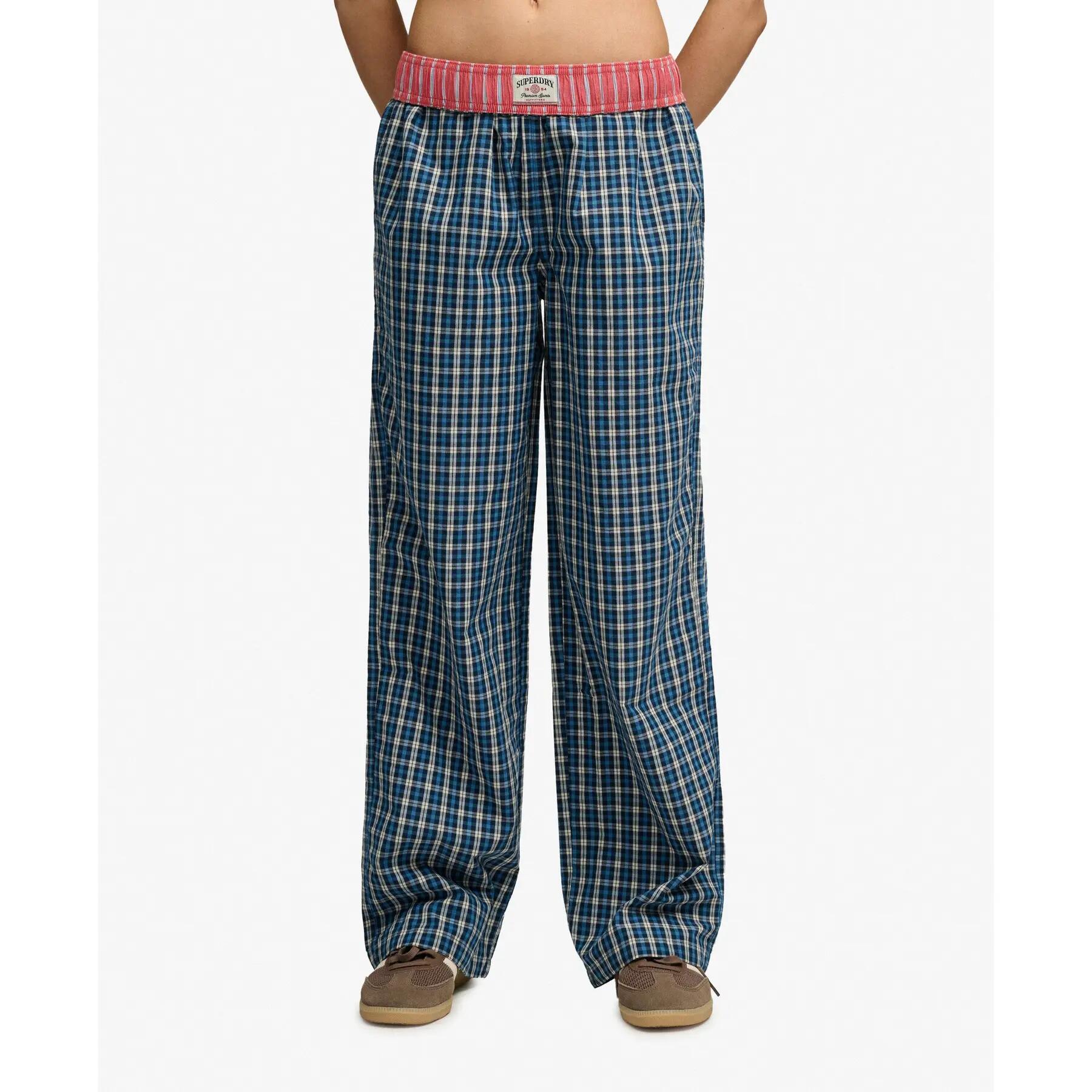 Pantaloni da donna Superdry Mini Check 3/7