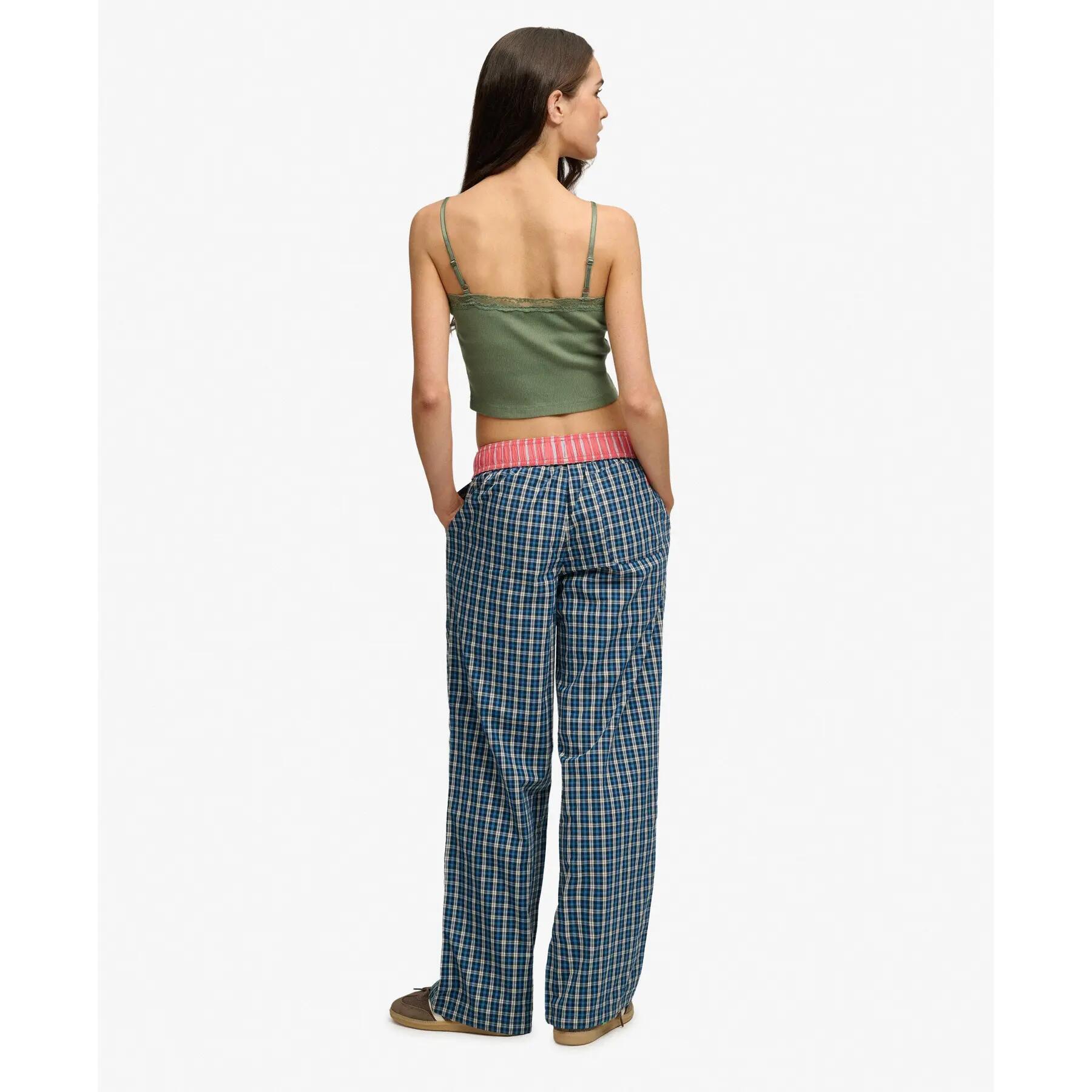 Pantaloni da donna Superdry Mini Check 5/7