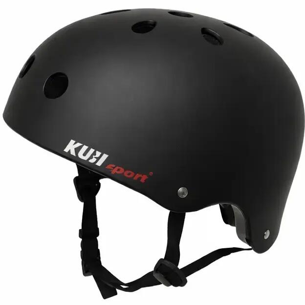 Prilba na inline korčule, skateboard a kolobežky, čierna CSH01K