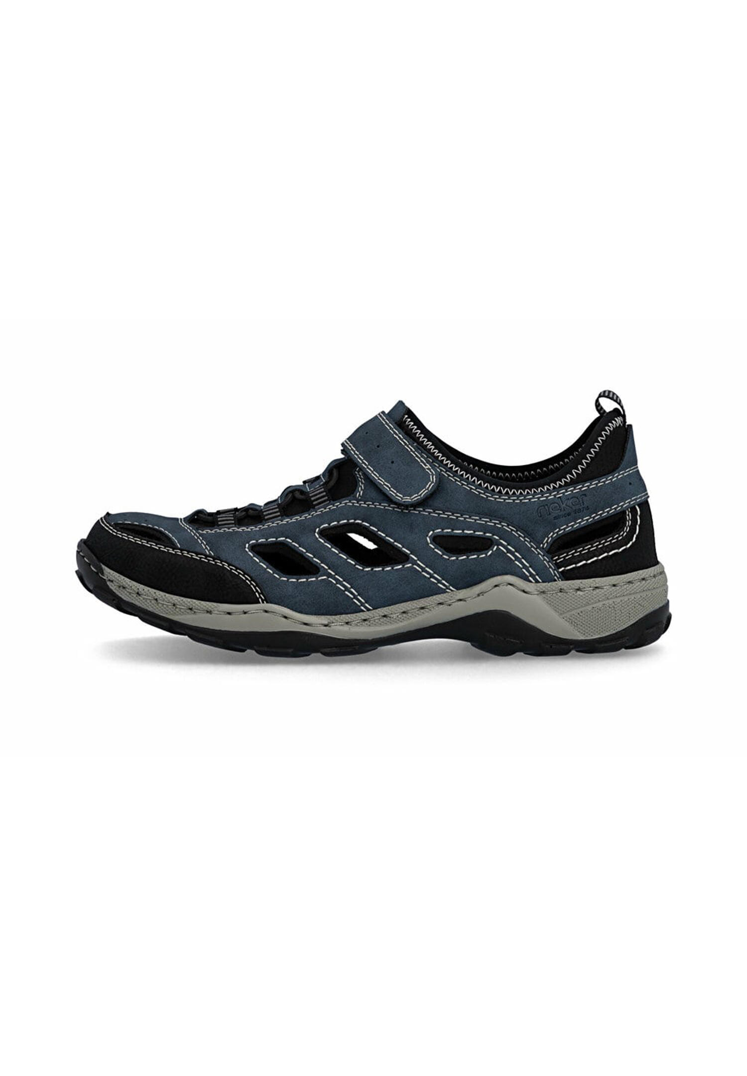 Rieker Herren Trekkingsandalen, Sandalen, 08063-14, Blau 3/5