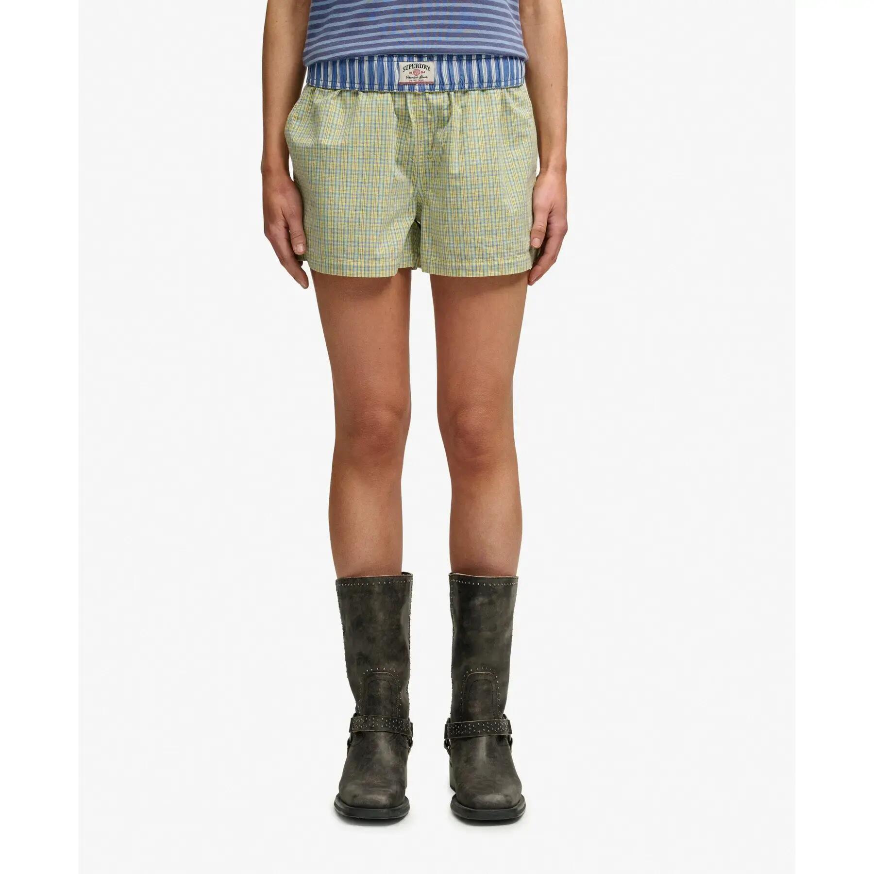 Short femme Superdry Mini Check 2/7