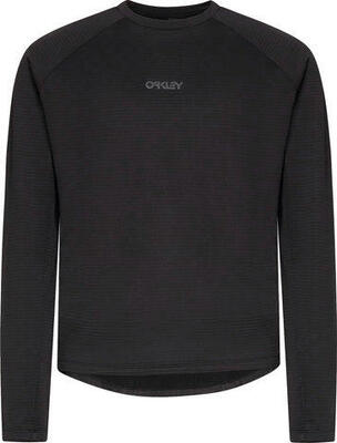 Oakley fietsshirt lange mouwen heren - blackout