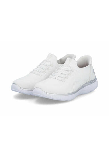 Rieker Damen Sneaker Low Sneaker M5066-80 Weiß