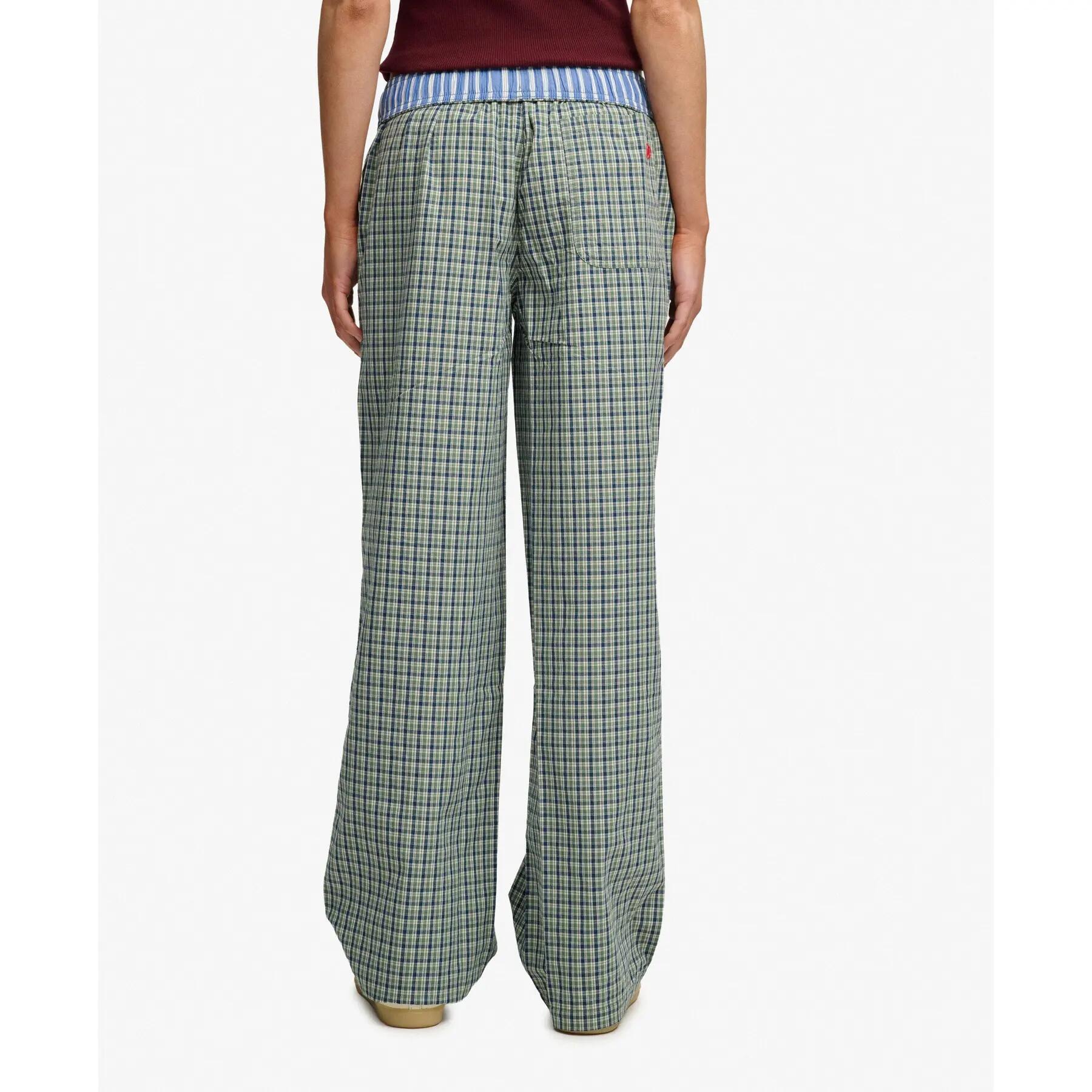 Pantaloni da donna Superdry Mini Check 3/7