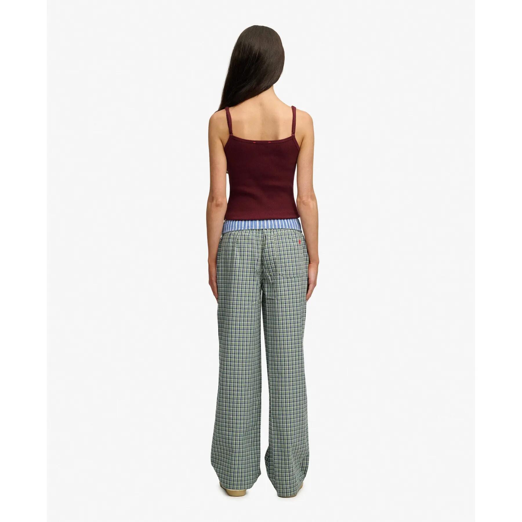 Pantaloni da donna Superdry Mini Check 4/7