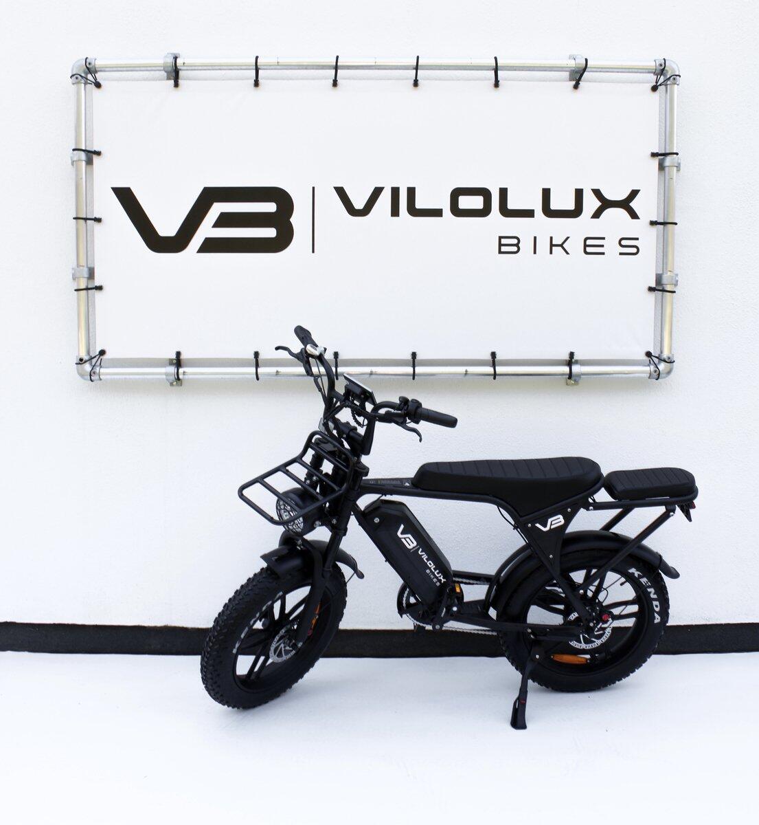 Fatbike V8/C80 PRO met achterzit en voorrek - ZWART - Rijklaar geleverd 3/7