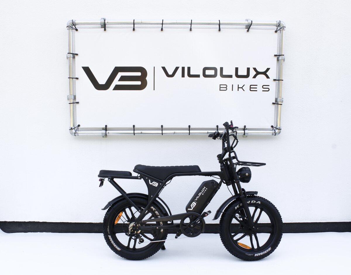 Fatbike V8/C80 PRO met achterzit en voorrek - ZWART - Rijklaar geleverd 2/7