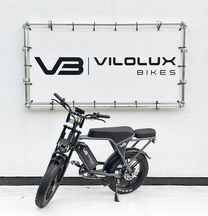 Fatbike V8/C80 PRO met achterzit - GRIJS - Rijklaar geleverd