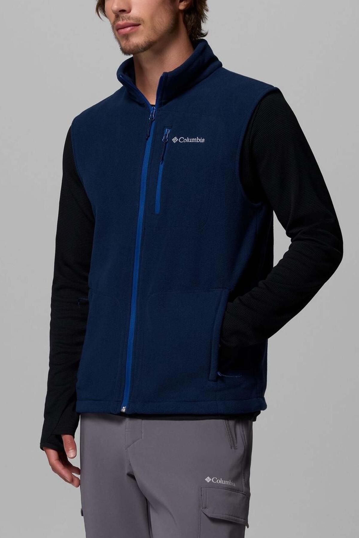 Columbia Modelo Fast Trek Fleece Vest Cor Azul 5/5