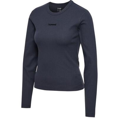 Dames-t-shirt met lange mouwen hummel foundation
