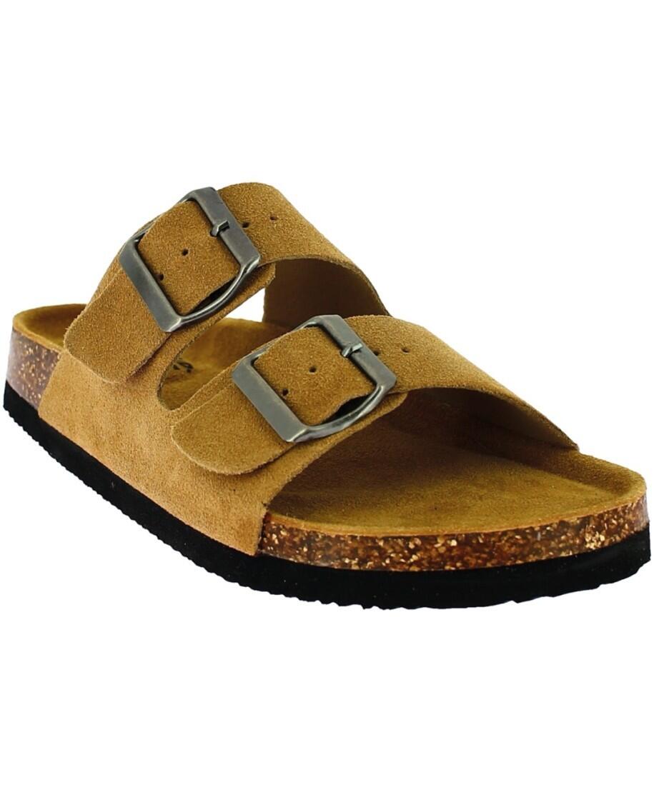 Sandales Cuir à 2 Brides Femme Elementerre Sandalma 41 Beige 2/6