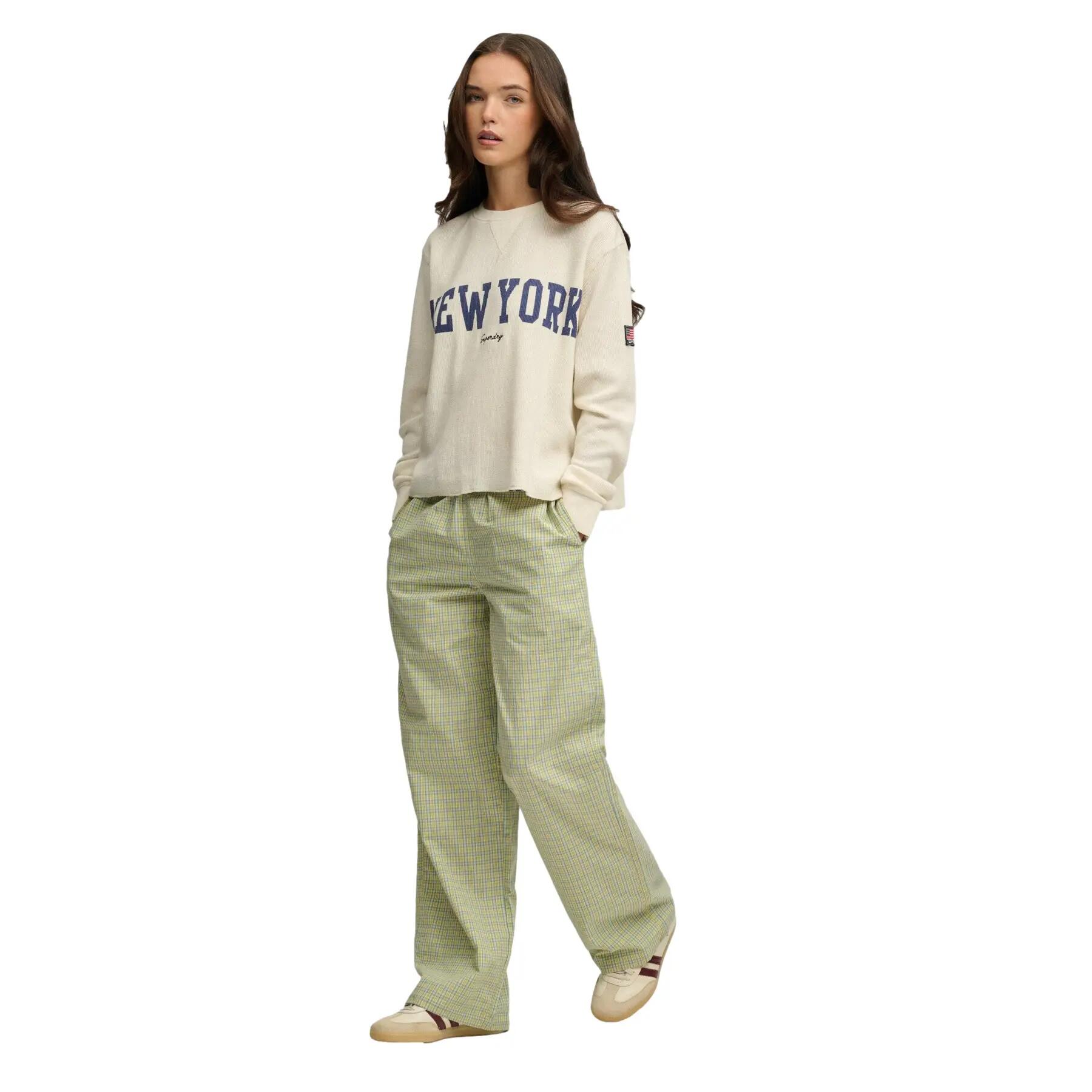 Pantaloni da donna Superdry Mini Check 5/7