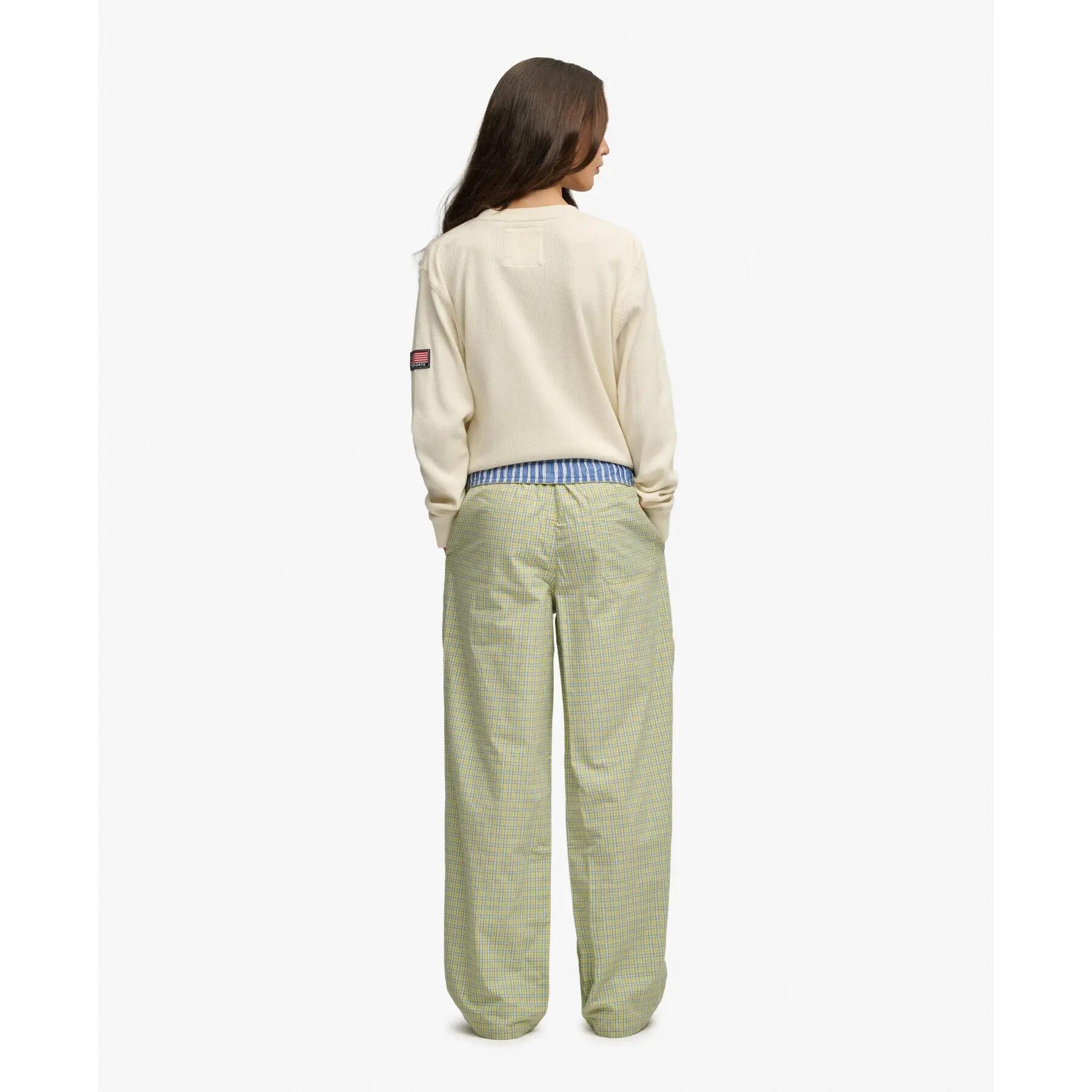 Pantaloni da donna Superdry Mini Check 4/7